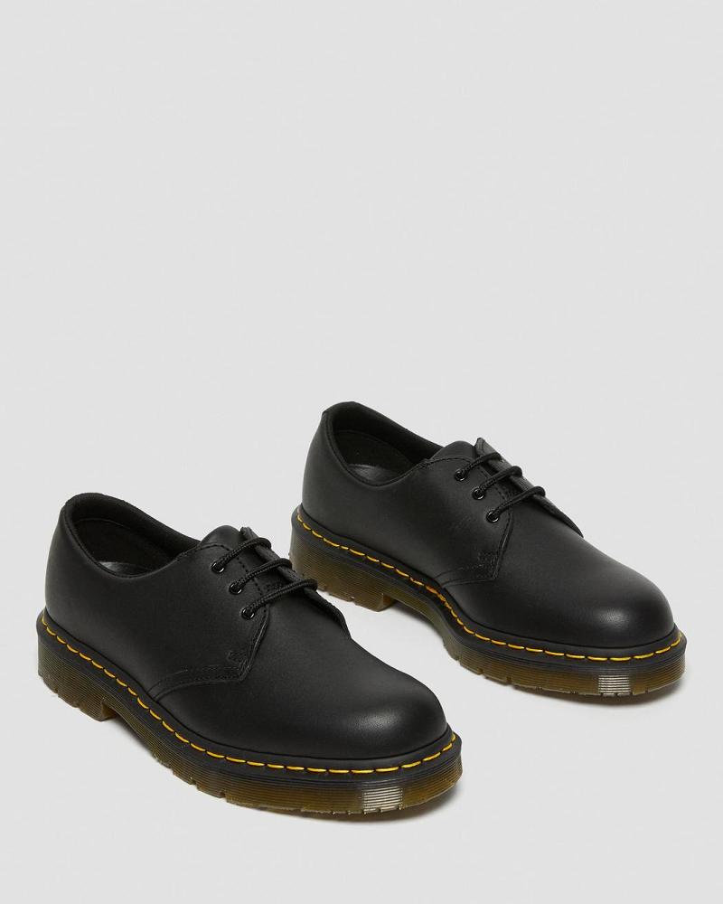 Black Men's Dr Martens 1461 Slip Resistant Leather Work Shoes | CA 654OKI